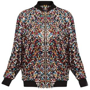 Sequin Jacket- Multicolor